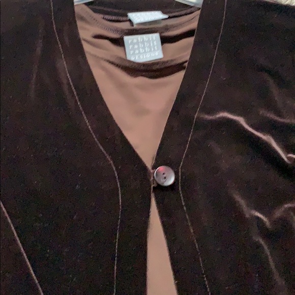 Rabbit Rabbit causal velvet pantsuit - Picture 9 of 9